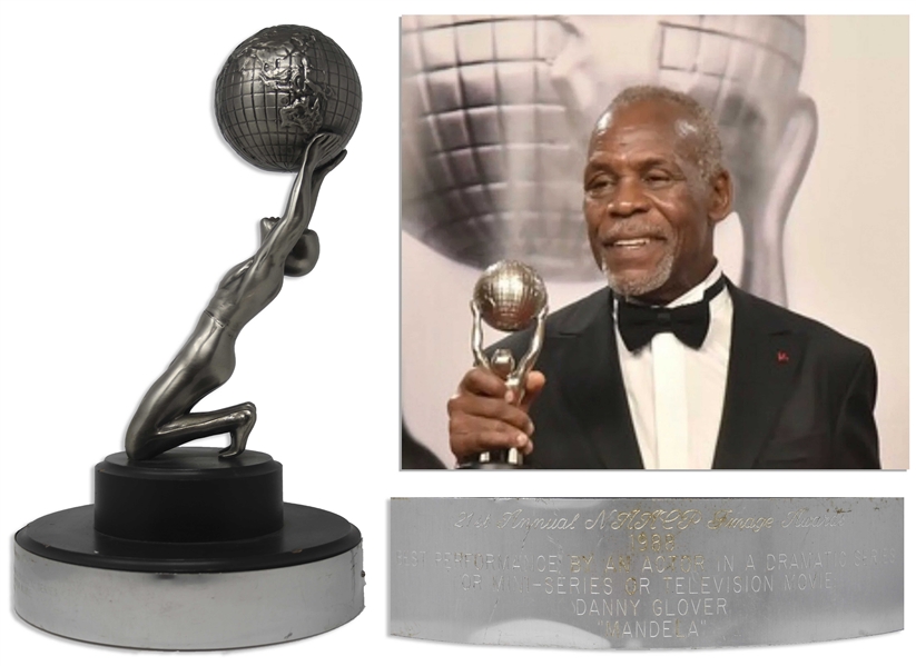 Danny Glover's NAACP Best Actor Award for His Portrayal of Nelson Mandela in the 1987 Film ''Mandela''